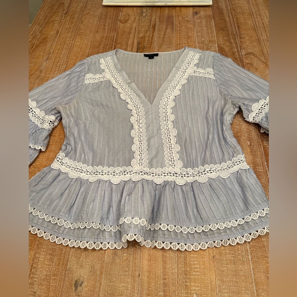 Light blue JCrew top